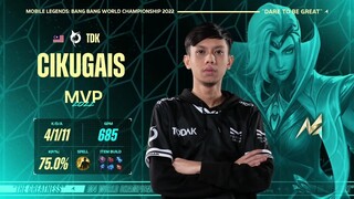 MVP Best Moments Valentina TDK Cikugais vs MDH Esport | M4 Group Stage Day 3 | M4 World Championship