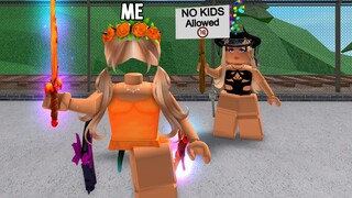 I Found a ADULT Team ONLY, SO I DESTROYED THEM..(Murder Mystery 2)