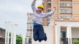 Cuộc sống sau kỳ thi đại học phải tiếp tục "More Jump More"! ! ! Thợ điện giúp nhảy vào ngày mưa! ! 