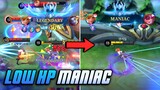 FANNY LOW HP MANIAC !! | RANK GAMEPLAY | MLBB
