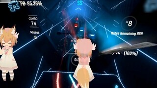 (เกม Beat Saber) เจ้าจิ้งจอกมาในเพลง Feeling Stronger 928/932 Rank SS