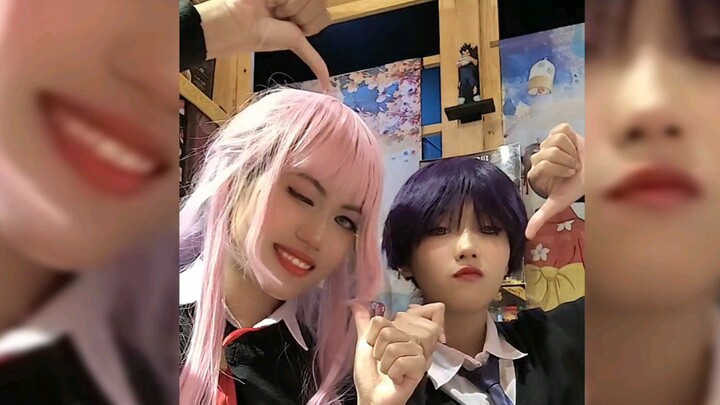 Shikimori is Not Just A Cutie cosplay fun montage - cute couple cosplay moment w/ Izumi & Micchon ♡