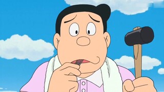 Doraemon, Nobita menuangkan secangkir teh petualangan untuk Ayah, dan Ayah meminumnya dan pergi kelu