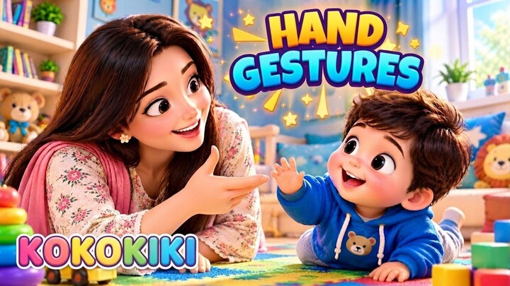 Fun Hand Gestures for Kids | kokokiki Fun Nursery Rhyme