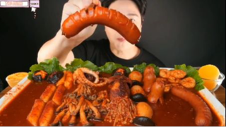 Hải sản cay phần 3 #mukbang