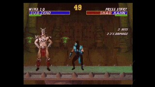 UMK3 (USA) - Sega Genesis (Masked Sub-Zero, Tournament Outcome) MD.emu