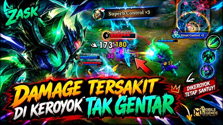 They Ganked My Zask?! DAMAGE-NYA GILA 😈🔥 | MLBB