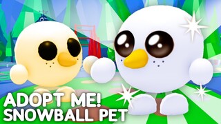 Adopt Me Snowball Pet Update! Christmas Update Adopt Me 2022 New Pets