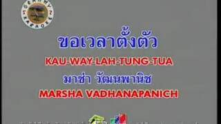 ขอเวลาตั้งตัว - มาช่า วัฒนพานิช [MV KARAOKE STEREO]