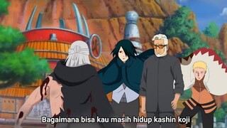 Sang sanin legendaris kashin koji kembali setelah sekarat melawan ishiki time skip anime boruto