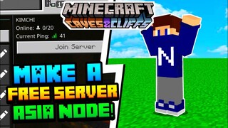 How To Make Your Own 24/7 Free Server For MCPE 1.17+ | Asia Node Server Hosting For Minecraft PE