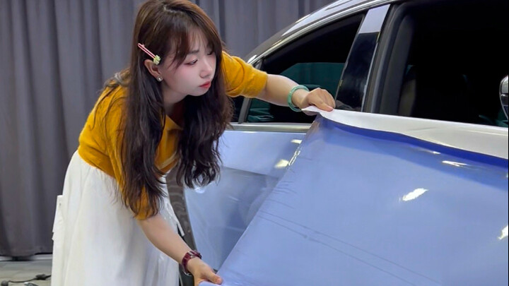 Dán film沉浸式 #Đào tạo dán film ô tô #Dán đổi màu xe tại quận Lục Hợp, thành phố Nam Kinh #Hướng dẫn d