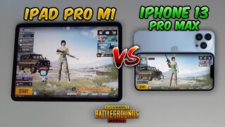 iPad Pro M1 vs iPhone 13 Pro Max (Speed test) PUBG MOBILE (M1 vs A15 Bionic Chip)