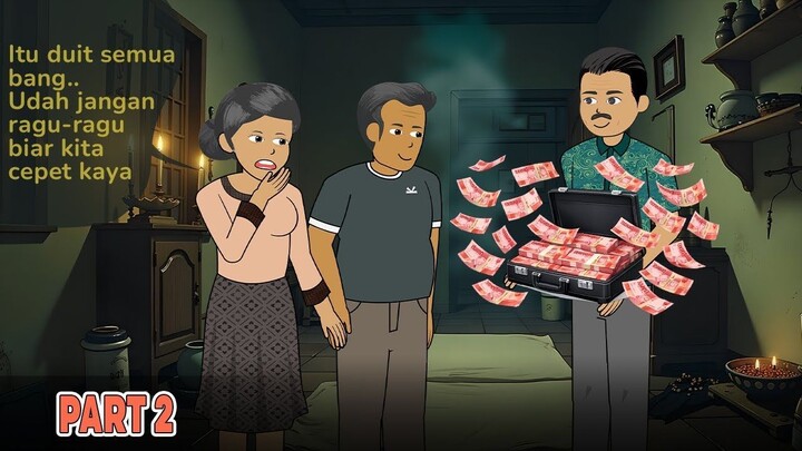 Tergiur Kaya Mendadak 2, Persugihan tumbal istri dan anak  Drama Animasi