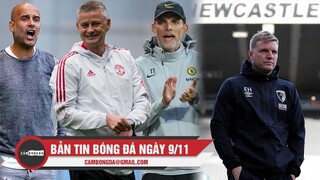 Bản tin Bóng Đá ngày 9/11 | Pep, Solskjaer được đề cử HLV xuất sắc nhất năm; Newcastle có HLV mới