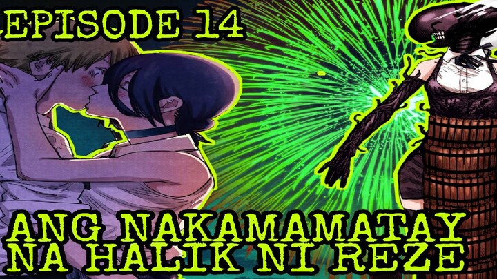 CHAINSAW MAN EPISODE 14 CHAPTER 43 AT 44 TAGALOG REVIEW| ANG PAMATAY NA HALIK NI REZE!!