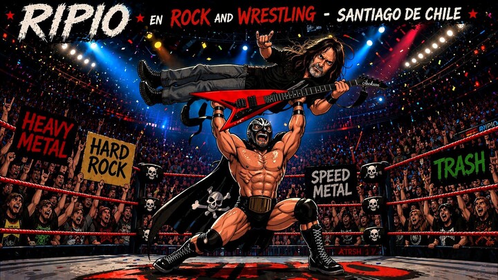 RIPIO en Rock and wrestling Podcast (Santiago de Chile) 24/4/2026