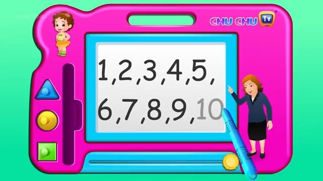 learning numbers 1-10