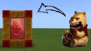 CARA MEMBUAT PORTAL WINNIE THE POOH EXE - MINECRAFT