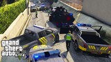Nekad Ngerampok Kantor FIB Dikejar Ratusan Polisi || GTA 5 Mod Polisi Indonesia