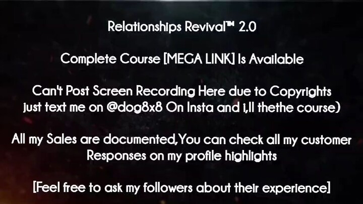 Relationships Revival™ 2.0 Course download