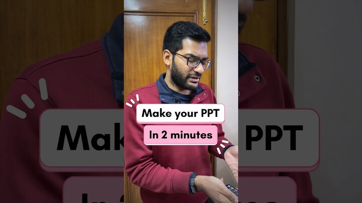 Make PPT in just 2 minutes ‼️🤩