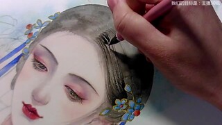 【水彩】画水彩，两支毛笔就够啦