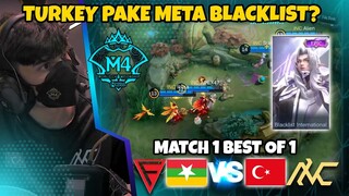 MENGEJUTKAN!! TURKEY PAKE META BLACKLIST , TIM MYANMAR DI BIKIN GA BERKUTIK!! BO 1