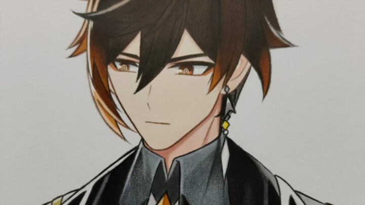 Teaches you how to draw Zhongli