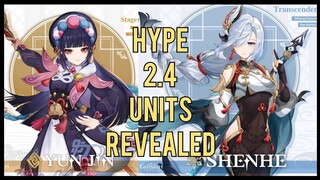 Shenhe and Yunjin Revealed - Polearm Impact | Genshin Impact