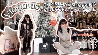 VLOGMAS #1 TRANG TRÍ NHÀ ĐÓN GIÁNG SINH / CHRISTMAS SHOPPING & DECORATE WITH ME