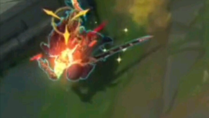 In the mid lane, an Yasuo just threw out his Shadow Slash—no joke.