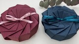 Pembungkus kado | Pembungkus kado origami pengajaran - kotak kado origami (12 sisi)