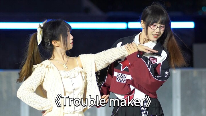 Zhenzhen and Yuanbao stayed up all night reviewing the choreography for their excerpt from "Trouble 