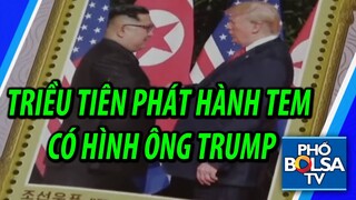 Triều Tiên phát hành tem có hình ông Trump