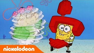 SpongeBob SquarePants | Obsesi karate | Nickelodeon Bahasa