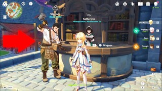 Finally We Can Move NPC in Genshin Impact - Blacksmith Wagner Holiday