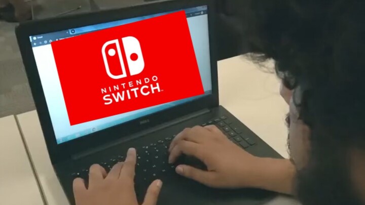 A realistic portrayal of the situation where you can't play "Animal Crossing"