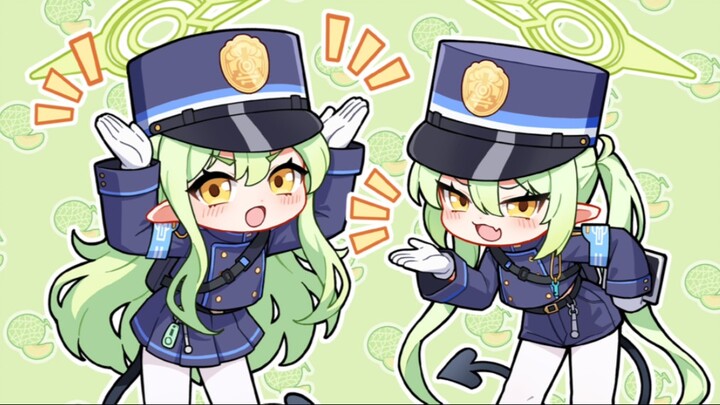 [Aether Gazer] Melon-Flavored Kid? Magnet Rail! Orange Light, Orange Hope – Chibi Fanart Tutorial!