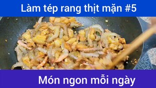 Thịt rang tép mặn p5