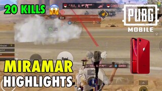 20 Kills🔥 Miramar Highlights | Pubg Mobile