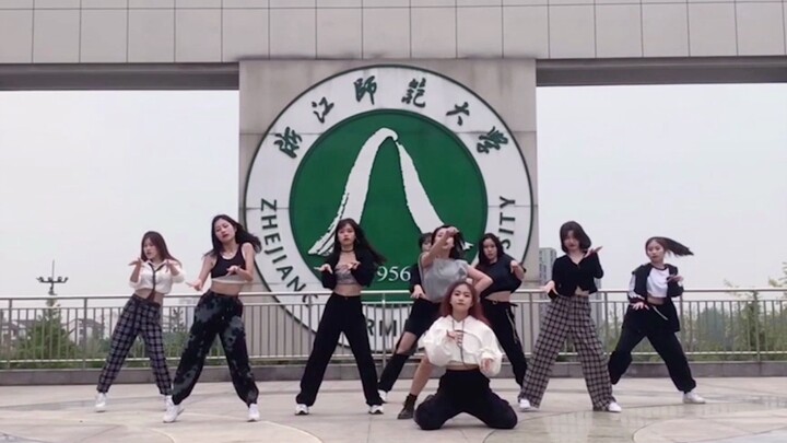 麒麟舞社｜浙师超飒学生社团翻跳THE9《斯芬克斯》
