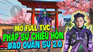 [Free Fire] Mở Full TVC Pháp Sư Chiêu Hồn - Đảo Quân Sự 2.0 Cực Chuất | Lưu Trung TV