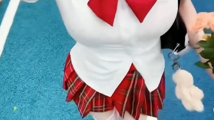 My brother got up and exercised~