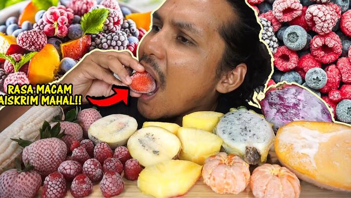 aiskrim buah BEBAS GULA (mukbang malaysia) FROZEN FRUITS