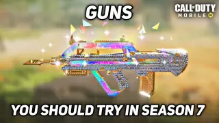 Guns you should try in Season 7 CODM