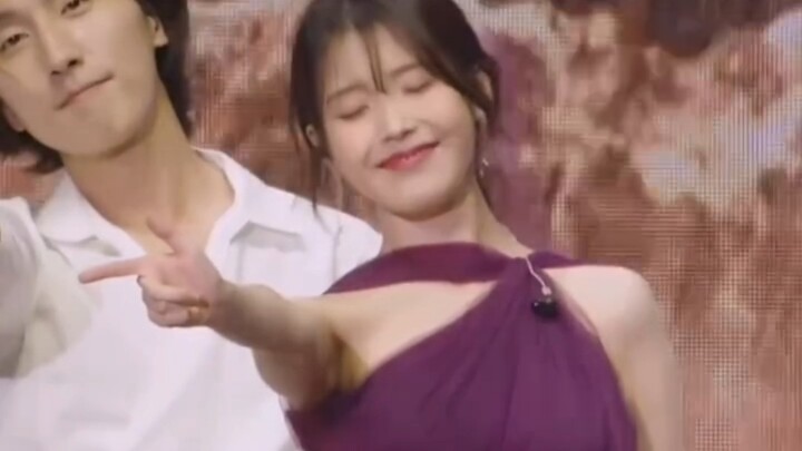 Just hide inside IU’s skirt for 6 minutes