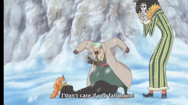 Brook teasing Zoro and Sanji 😂