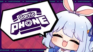 【Gartic Phone】お絵描き伝言ゲームは面白い！！！ぺこ！【ホロライブ/兎田ぺこら】