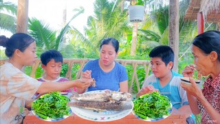 Thu Hoạch Rau Vườn Nấu Món Ăn Bên Mẹ | ATHMC #68